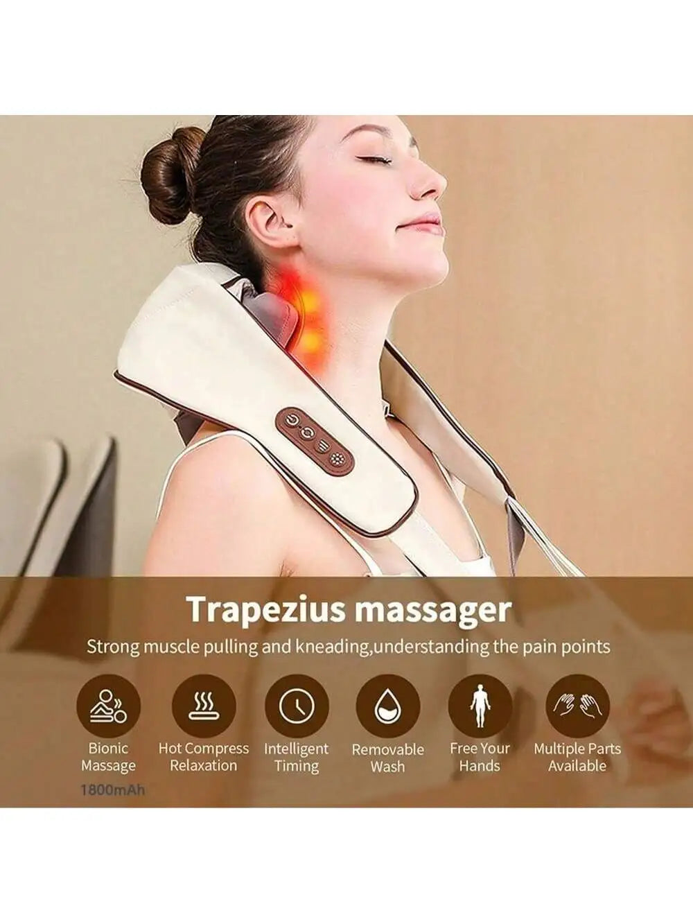 Relaxing Wooden Massage Roller